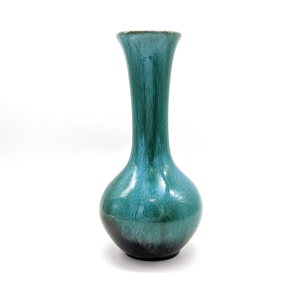 Blue Mountain Pottery Vase Drip Glaze Redware 8.5" Tall Vintage Mid Century - Picture 3 of 12